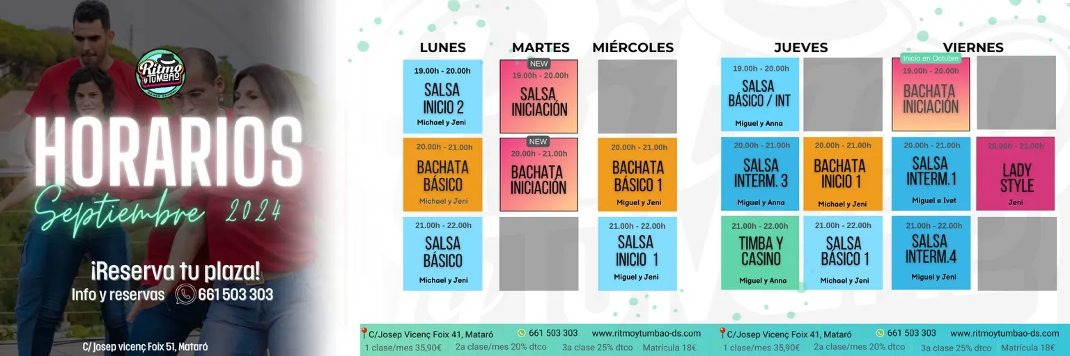 Clases de Salsa y Bachata en Vilassar